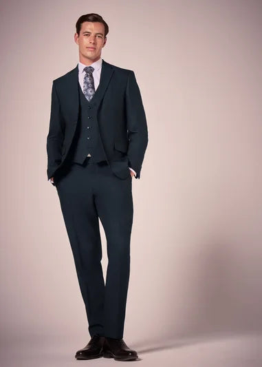 Vence Navy Tailored Suit Jacket