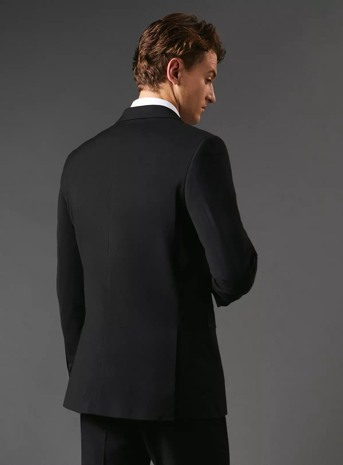 Black Slim Fit Essential Jacket
