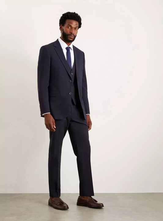 Navy Tailored Fit Essential Suit
